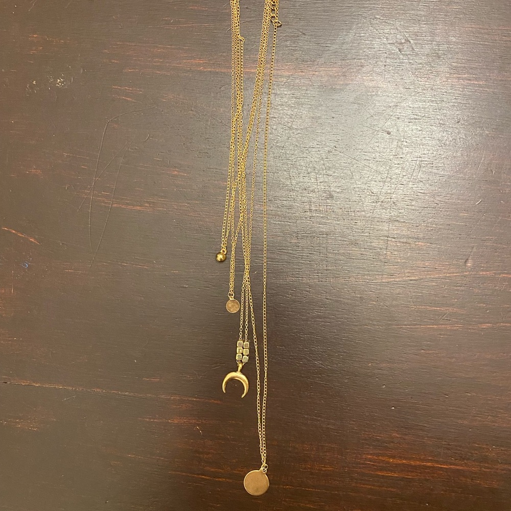 Gold Multi Necklace Set